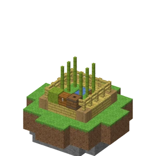Farm de bambu, nível 1
