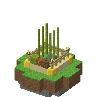 Farm de bambu, nível 3